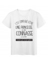 T-Shirt imprimÃ© humour c'est compliquÃ© d'etre une princesse et une connasse a la fois 