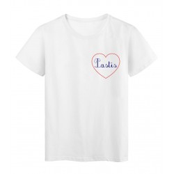 T-Shirt sÃ©rie limitÃ©e qualitÃ© supÃ©rieur Messages du coeur pastis