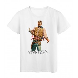 T-Shirt Collage vintage horror cowboy artiste SÃ©rie limitÃ©e qualitÃ© supÃ©rieur