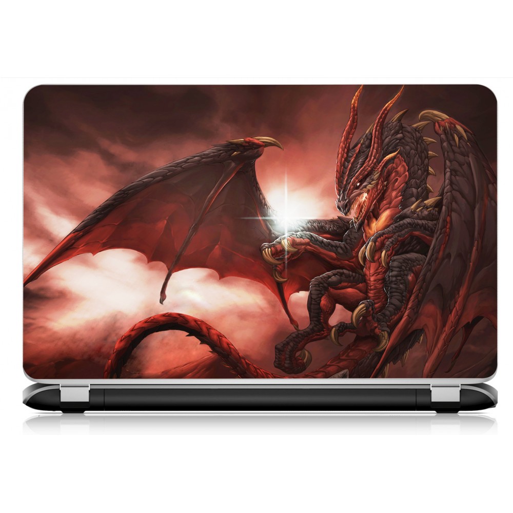 Stickers Autocollants ordinateur portable PC dragon