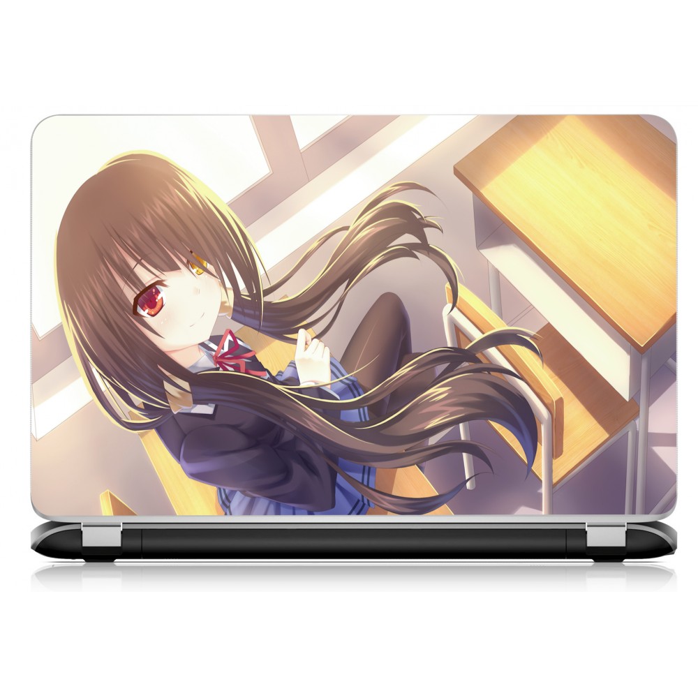 Stickers Autocollants ordinateur portable PC manga girl ref 464