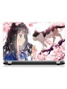 Stickers Autocollants ordinateur portable PC manga girl ref 472