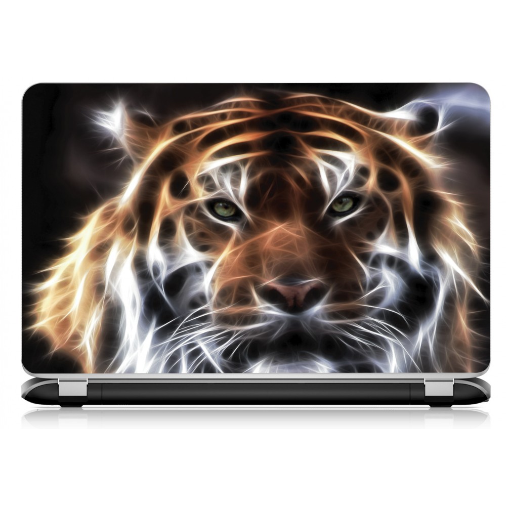 Stickers Autocollants ordinateur portable PC tigre ref 578