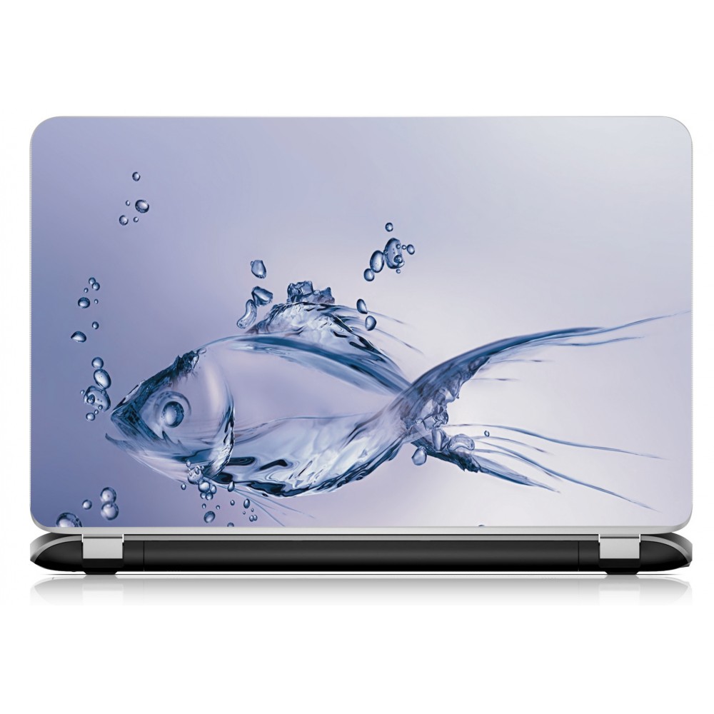 Stickers Autocollants ordinateur portable PC poisson ref 581