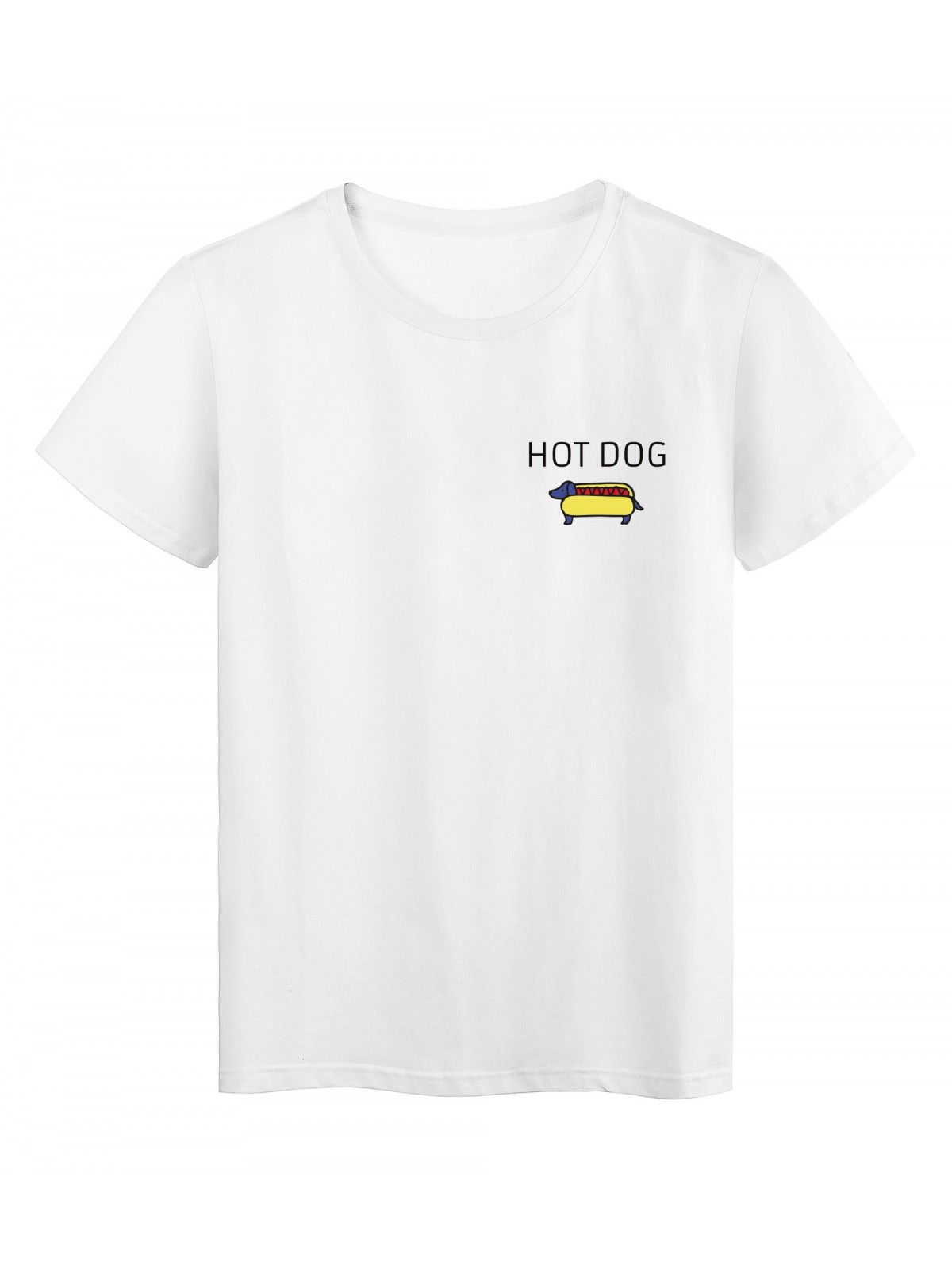 T-Shirt imprimÃ© citation humour Hot dog