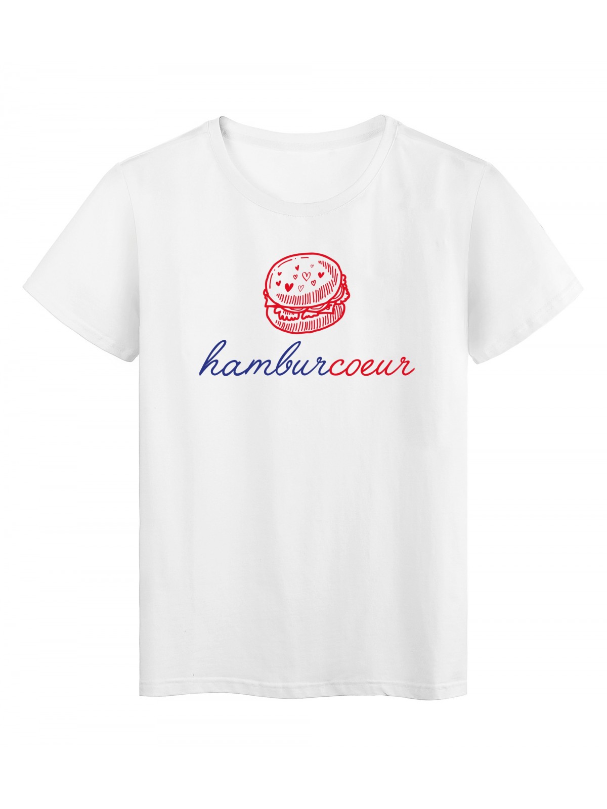 T-Shirt imprimÃ© citation humour hamburcoeur