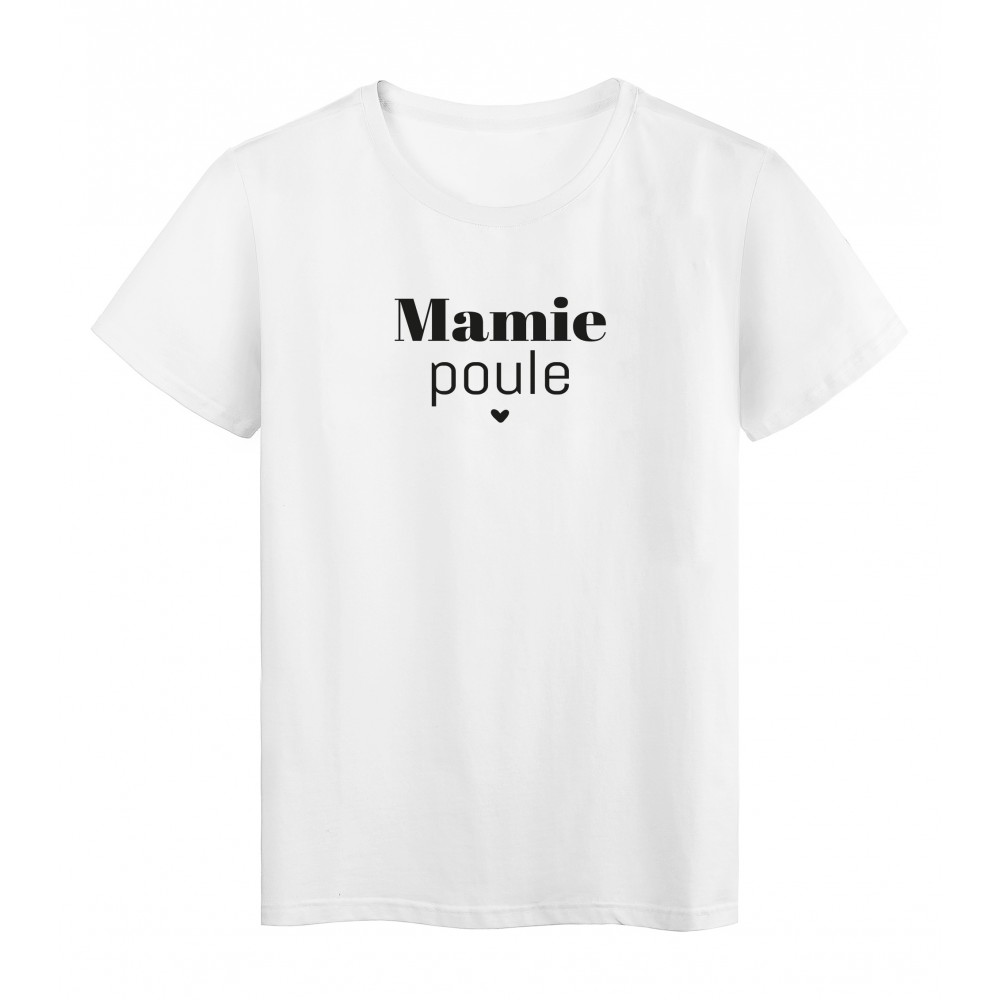 T-Shirt imprimÃ© citation Mamie cool