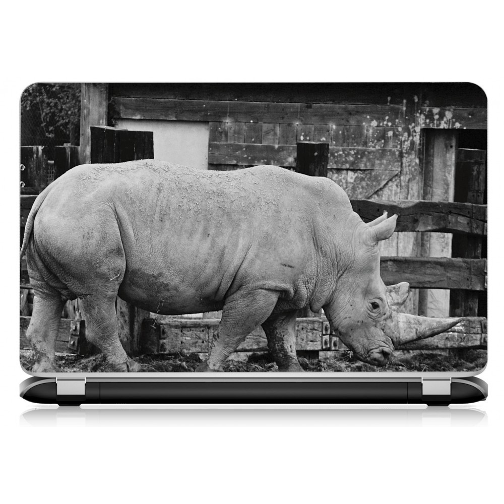 Stickers Autocollants ordinateur portable PC Rhinoceros