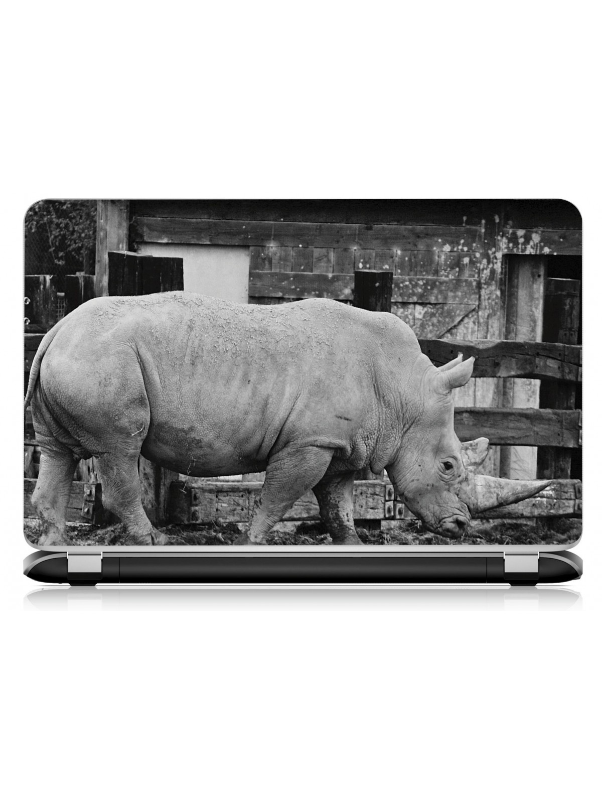 Stickers Autocollants ordinateur portable PC Rhinoceros