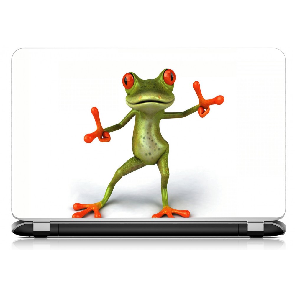 Stickers Autocollants ordinateur portable PC grenouille