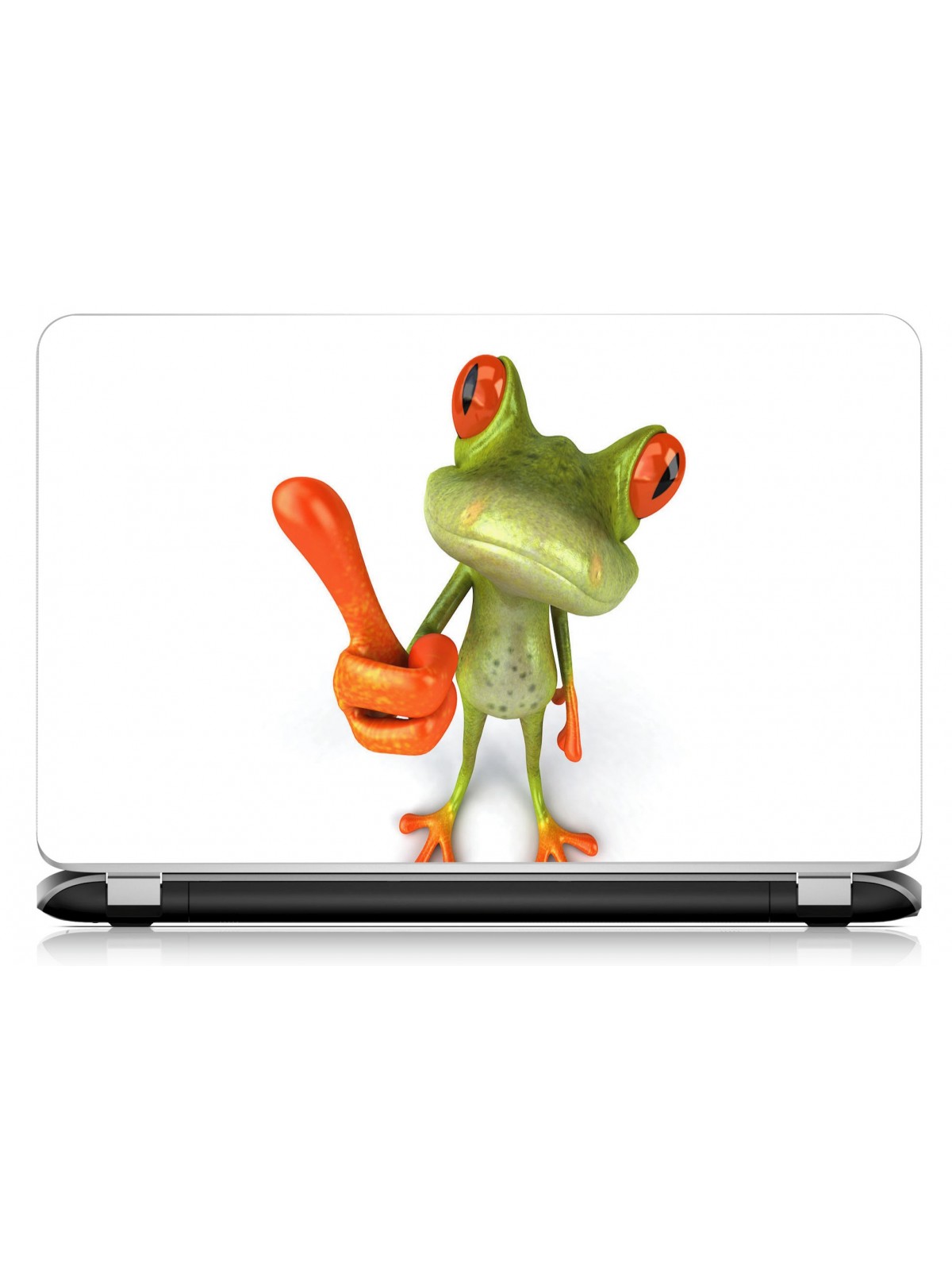 Stickers Autocollants ordinateur portable PC grenouille