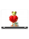 Stickers Autocollants ordinateur portable PC grenouille coeur