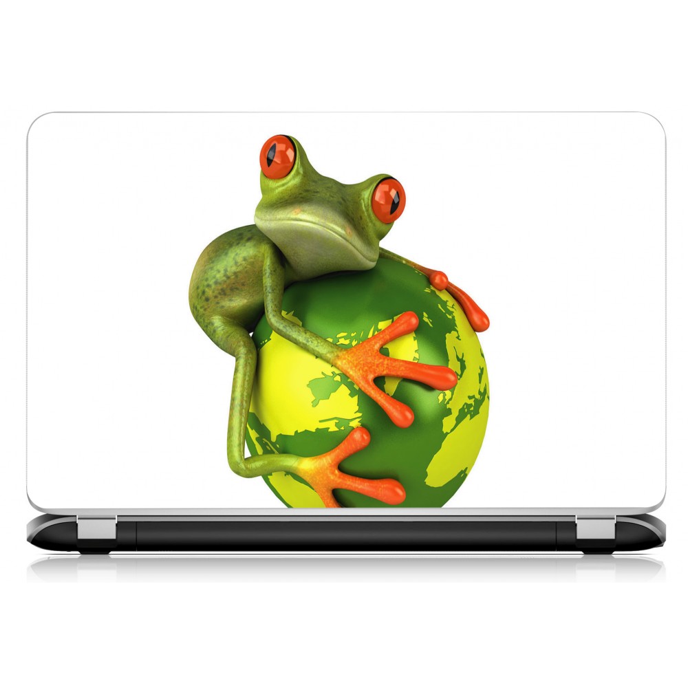 Stickers Autocollants ordinateur portable PC grenouille