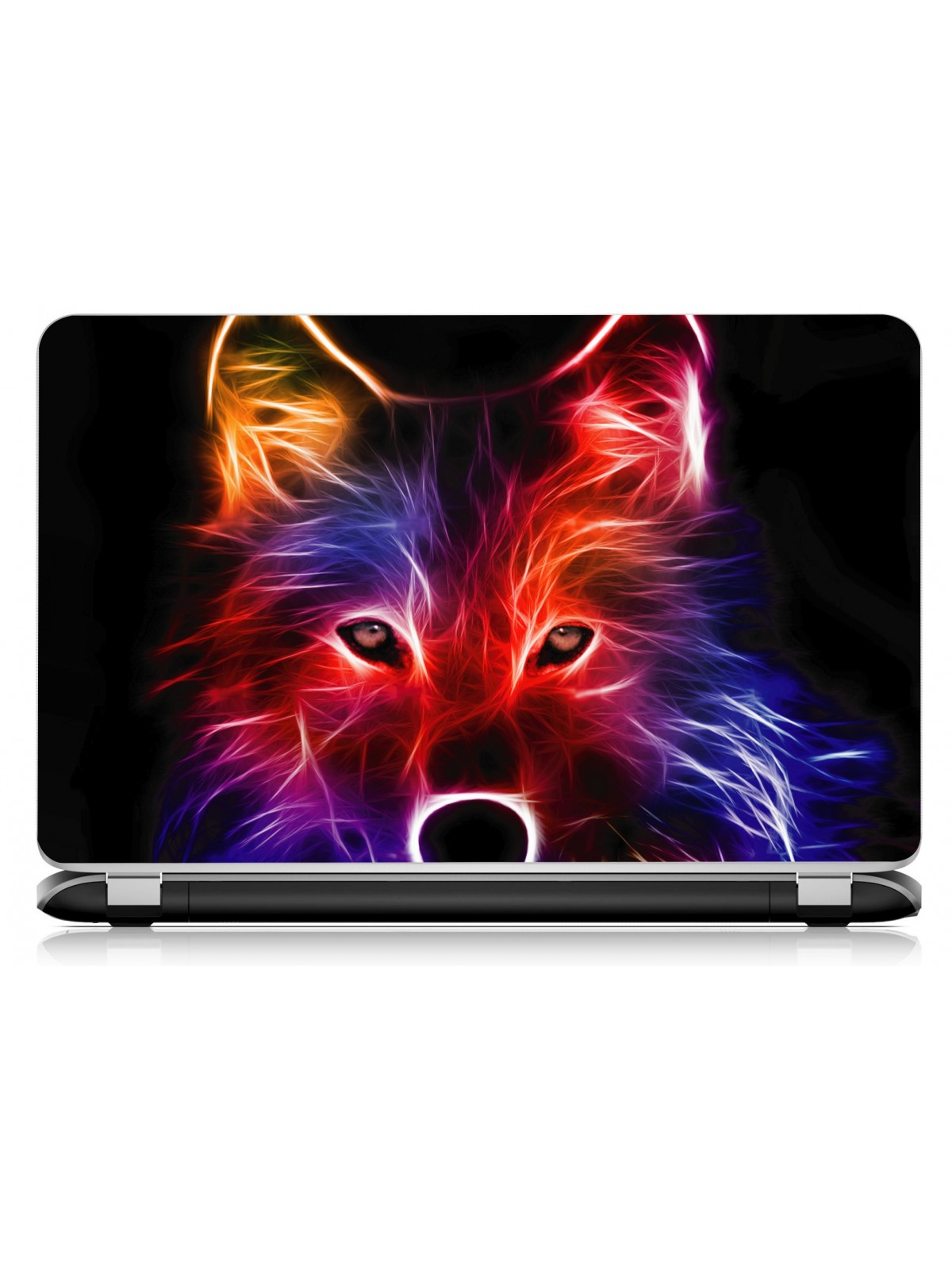 Stickers Autocollants ordinateur portable PC loup