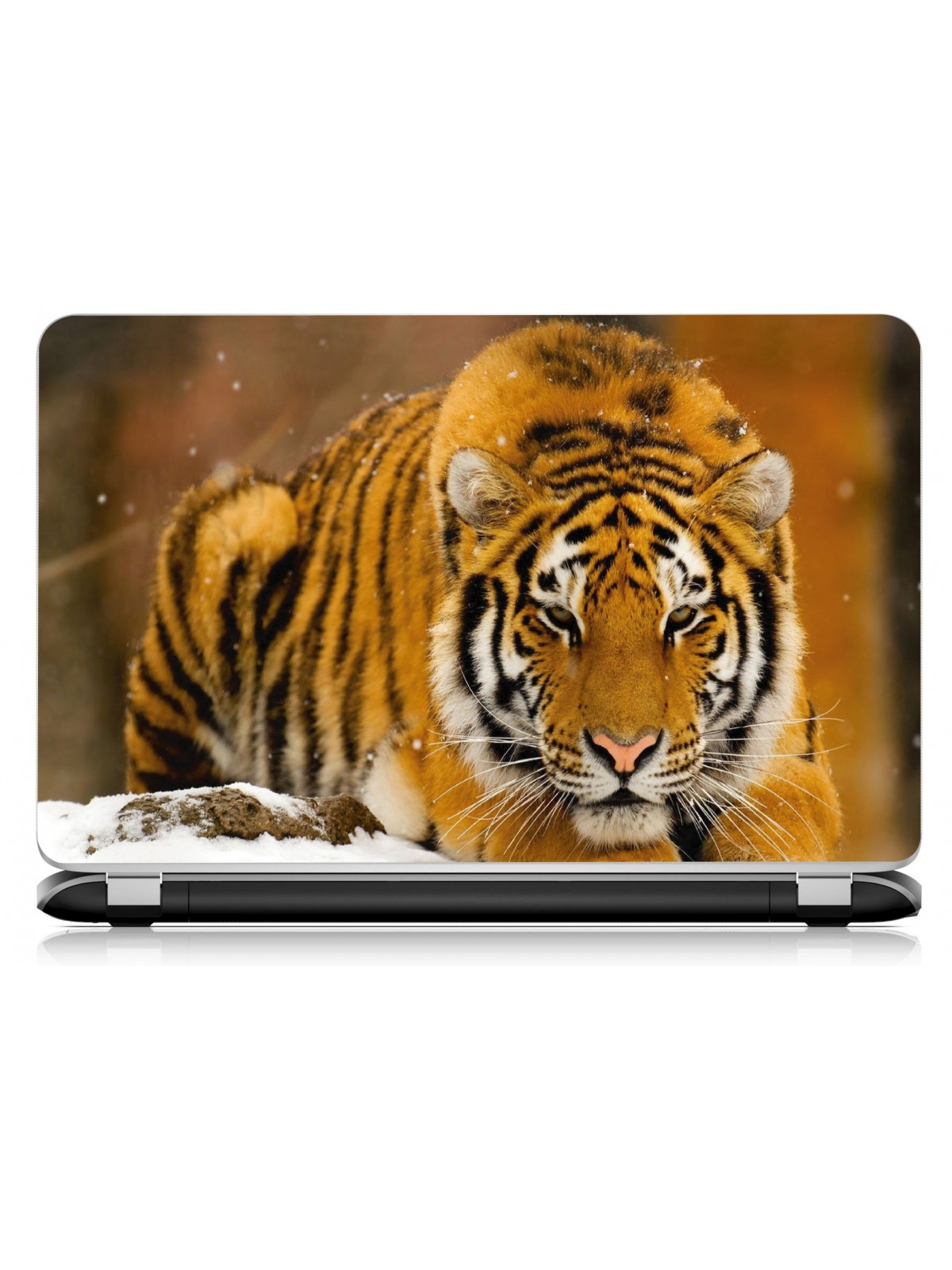 Stickers Autocollants ordinateur portable PC tigre