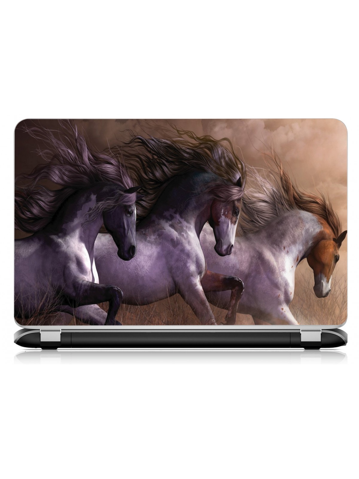 Stickers Autocollants ordinateur portable PC cheval 