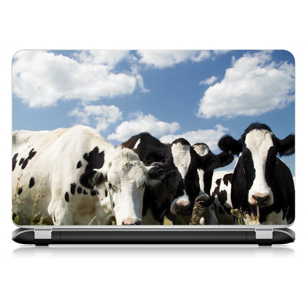 Stickers Autocollants ordinateur portable PC vache