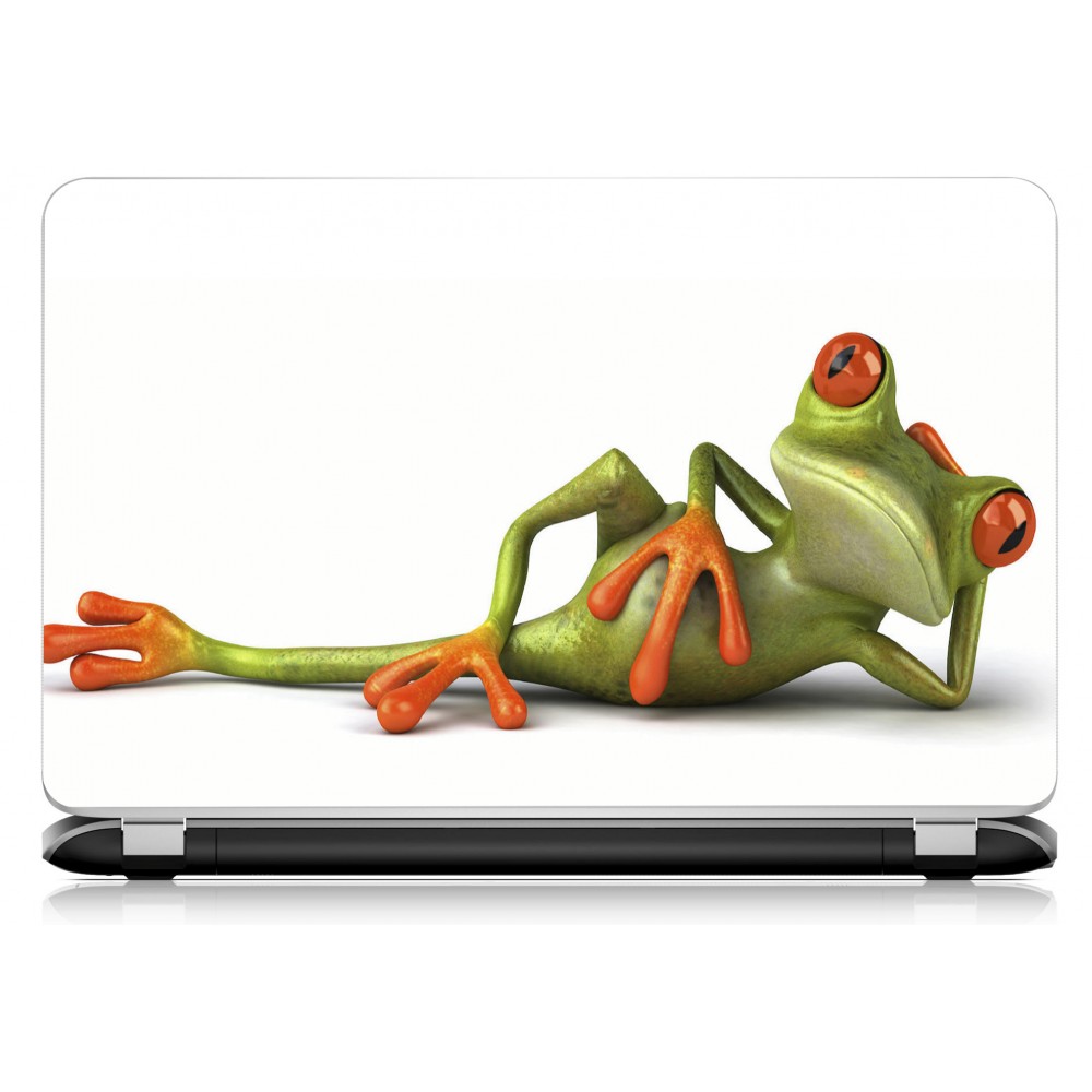 Stickers Autocollants ordinateur portable PC grenouille 