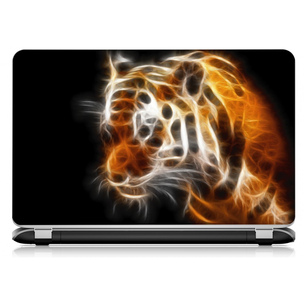 Stickers Autocollants ordinateur portable PC tigre