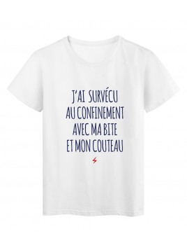 T-Shirt imprimé citation...