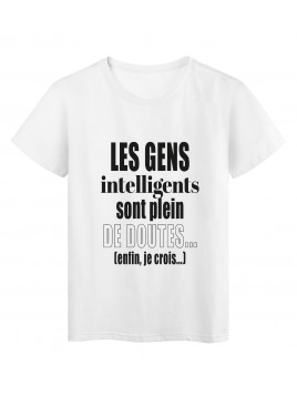 T-Shirt imprimé citation...