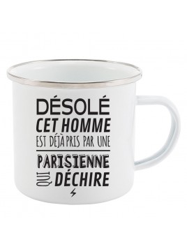 Mug Tasse Rétro en métal...