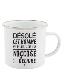 Mug Tasse Rétro en métal...