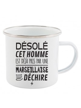 Mug Tasse Rétro en métal...