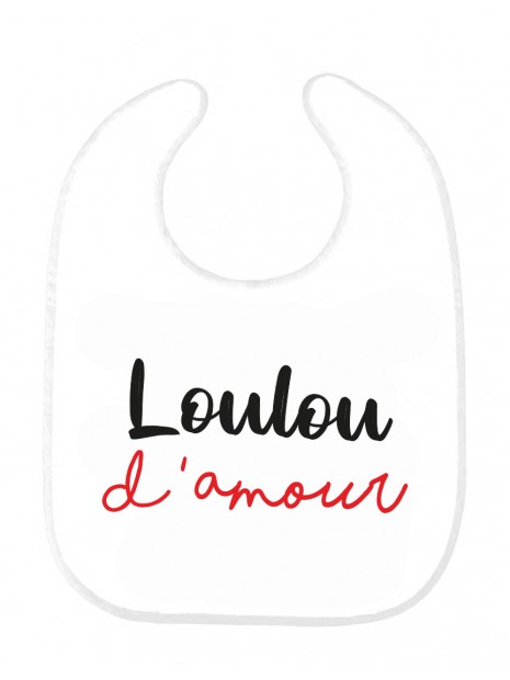 Bavoir Bebe Imprime Citation Naissance Humour Loulou D Amour