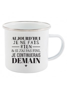 Mug Tasse Rétro en métal...