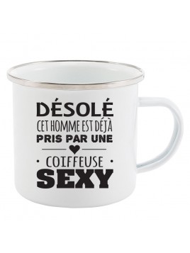 Mug Tasse Rétro en métal...