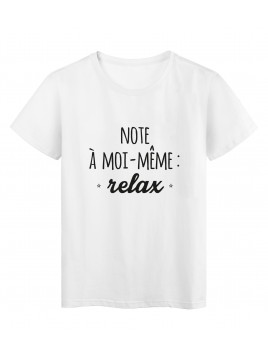 T-Shirt imprimé citation...
