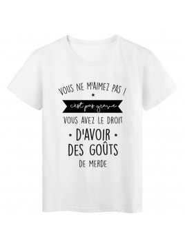 T-Shirt imprimé citation...