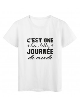 T-Shirt imprimé citation...