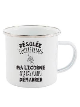 Mug Tasse Rétro en métal...