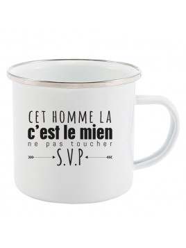 Mug Tasse Rétro en métal...
