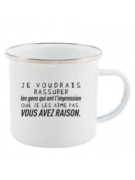 Mug Tasse Rétro en métal...