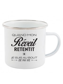 Mug Tasse Rétro en métal...