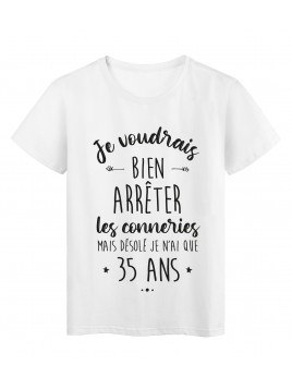 T-Shirt imprimé humour...
