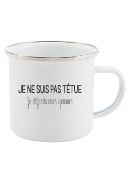 Mug Tasse Rétro en métal...