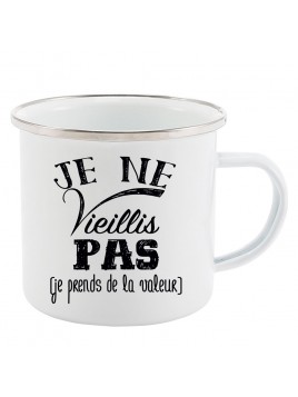 Mug Tasse Rétro en métal...