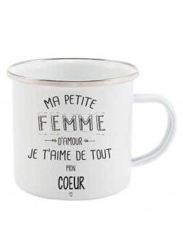 Mug Tasse Rétro en métal...