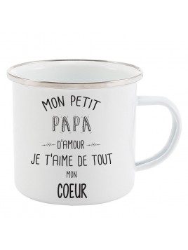 Mug Tasse Rétro en métal...