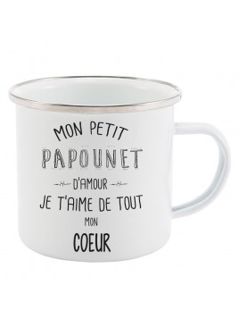 Mug Tasse Rétro en métal...