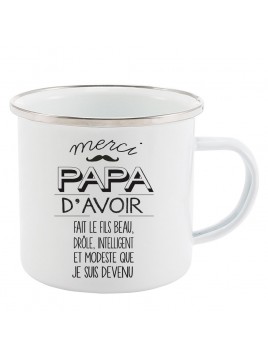 Mug Tasse Rétro en métal...