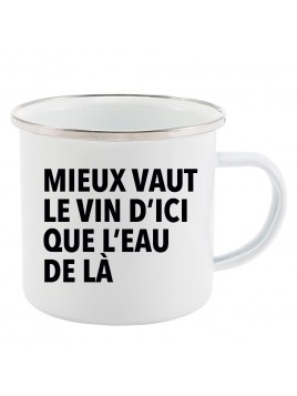Mug Tasse Rétro en métal...