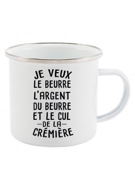 Mug Tasse Rétro en métal...