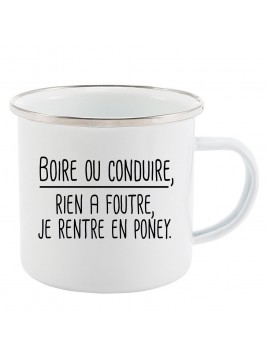 Mug Tasse Rétro en métal...