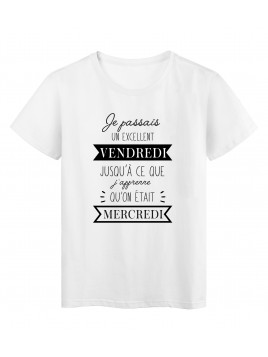 T-Shirt imprimé humour...