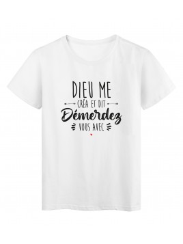 T-Shirt imprimé humour...